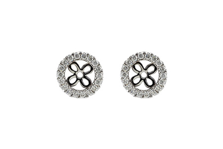 A214-95379: EARRING JACKETS .24 TW (FOR 0.75-1.00 CT TW STUDS)