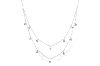 H301-29078: NECKLACE .22 TW (18 INCHES)