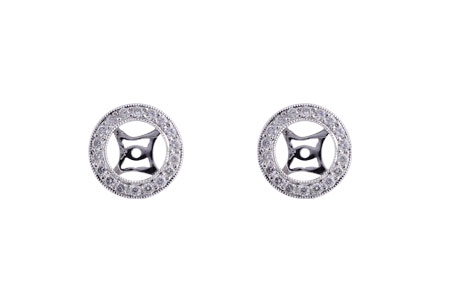 K211-33569: EARRING JACKET .32 TW (FOR 1.50-2.00 CT TW STUDS)