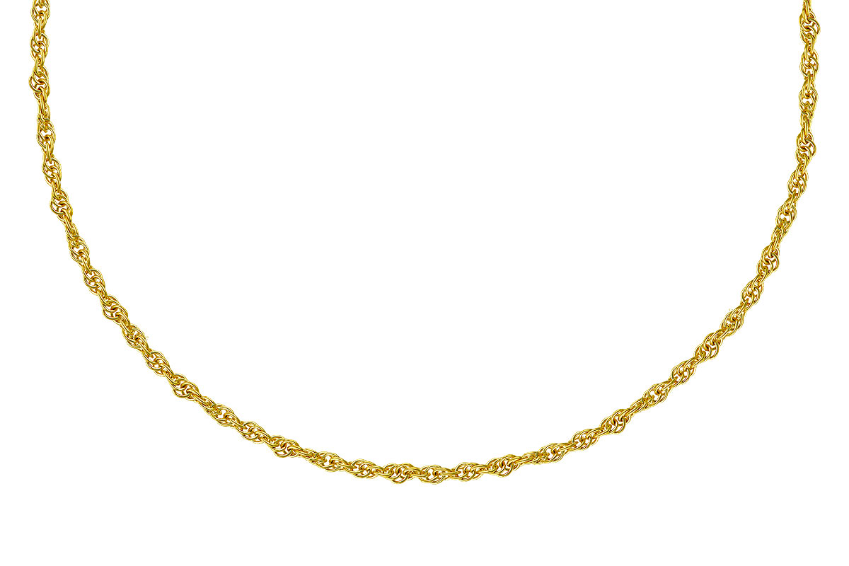 K301-33605: ROPE CHAIN (22IN, 1.5MM, 14KT, LOBSTER CLASP)