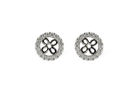 A214-95379: EARRING JACKETS .24 TW (FOR 0.75-1.00 CT TW STUDS)