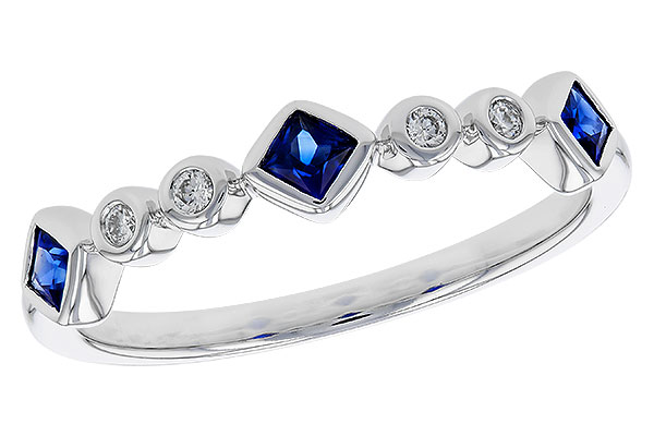 A302-23551: LDS WED RG .25 SAPPHIRE .30 TGW