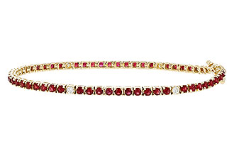 B302-19997: BRACELET 3.04 RUBY 3.29 TGW (7")