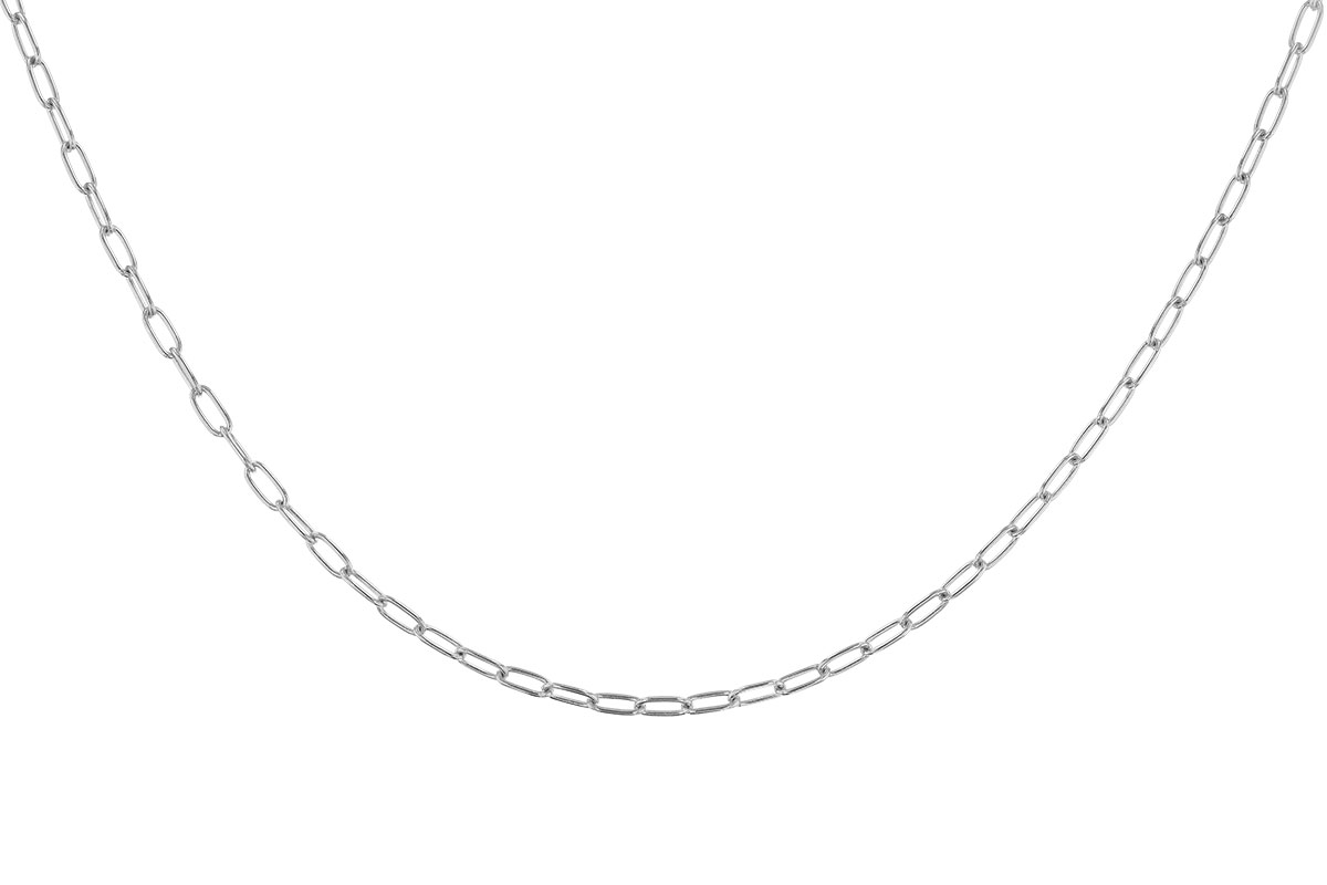 C301-33606: PAPERCLIP SM (18IN, 2.40MM, 14KT, LOBSTER CLASP)