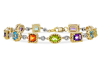 D302-27224: BRACELET 4.63 SEMI-PREC (AMY,BT,CIT,PER) 5.05 TGW