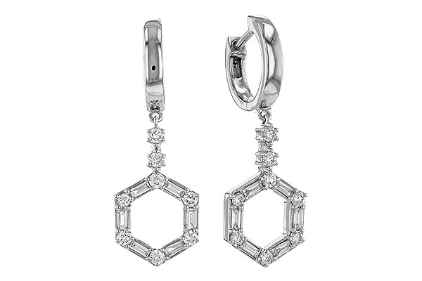 E302-19933: EARRINGS .23 BAG .60 TW