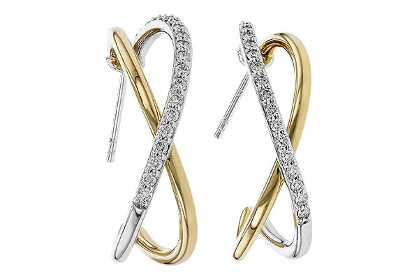 F302-20896: EARRINGS .50 TW