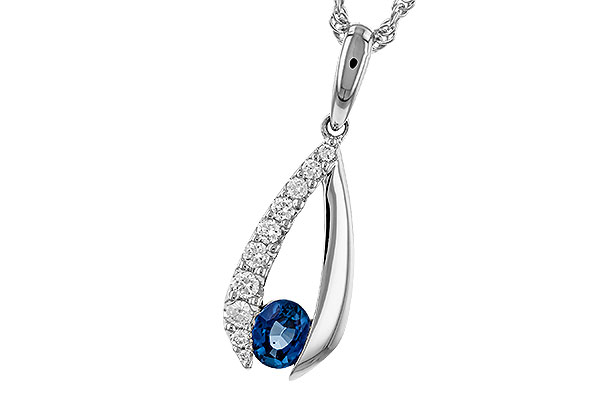 G302-24460: NECKLACE .38 SAPP .54 TGW (5x4 SAPP)