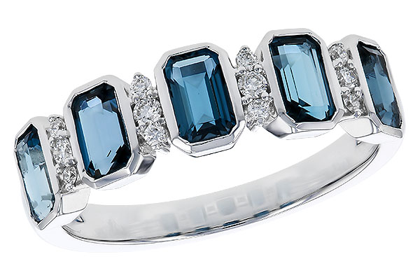 H302-21760: LDS RG 1.46 TW LONDON BLUE TOPAZ 1.58 TGW