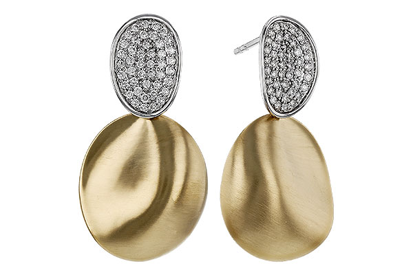L302-19978: EARRINGS .38 TW