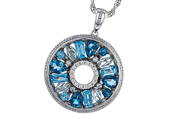 M302-22669: NECKLACE 1.67 BLUE TOPAZ 1.72 TGW